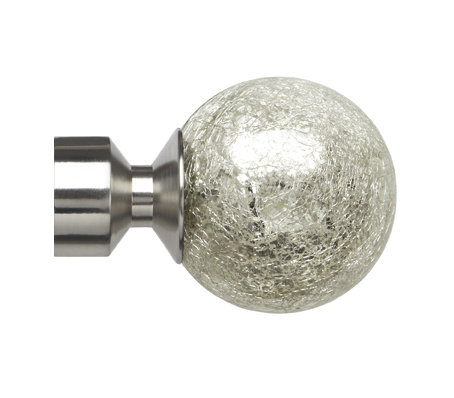 Violetta 21.59cm Finial, Satin Silver