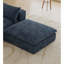 Canapé Cloud, tissu en velours côtelé, sièges profonds, conception à deux couches, coussin amovible, sans assemblage, combinaison à faire soi-même pour le salon, la chambre à coucher, la salle de conférence, un appartement (SEULEMENT UN OTTOMAN)-1826330140
