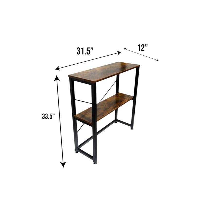 Console 31,7 po, Brun rustique