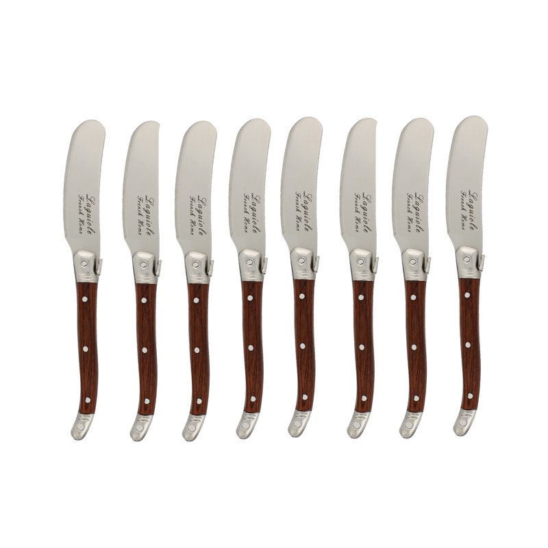 Laguiole Butter Knife, Brown/Silver