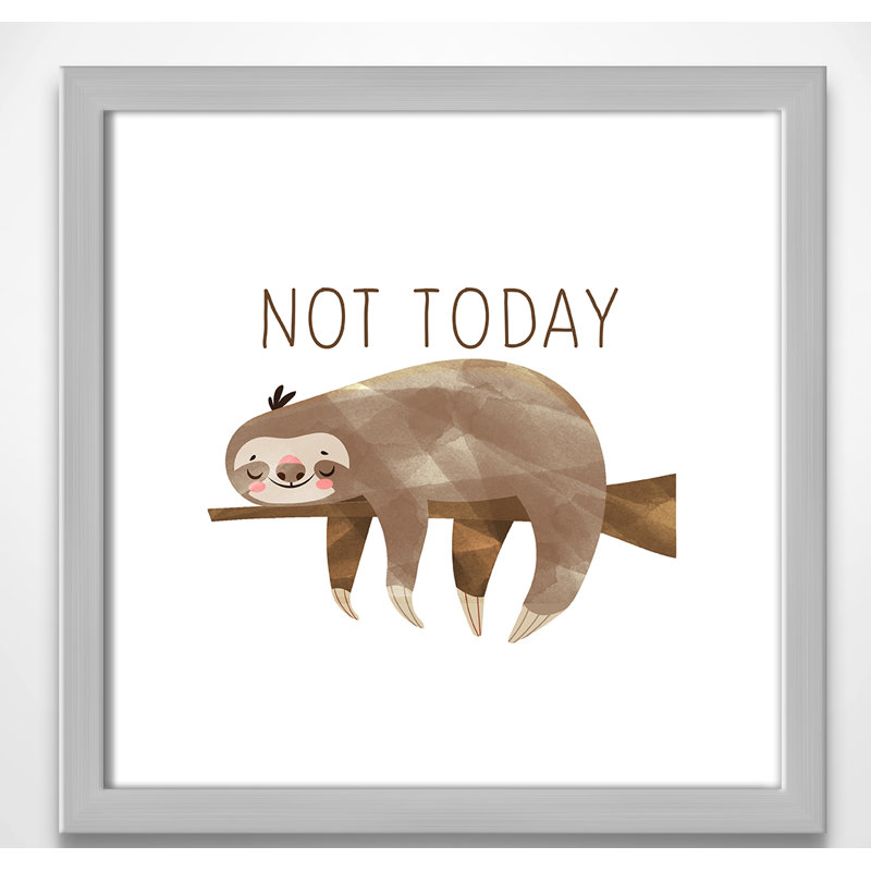 Do It Not Today, H 13 po x l 13 po x P 1,19 po, Encadré de boîte blanc