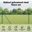 Vidaxl Fence With Posts PVC-Coated Steel-116798125-116798127
