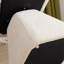 Chaise d'appoint pivotante à 180 °, chaise de salle à manger en velours imperméable avec base en bois (ensemble de 6)-264096915