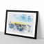 Above New Orleans in Louisiana - Framed Print-56841640-56841637