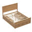 Structure de lit moderne en bois avec 6 tiroirs, plateforme, support de lattes en bois, aucun sommier nécessaire-1248979957