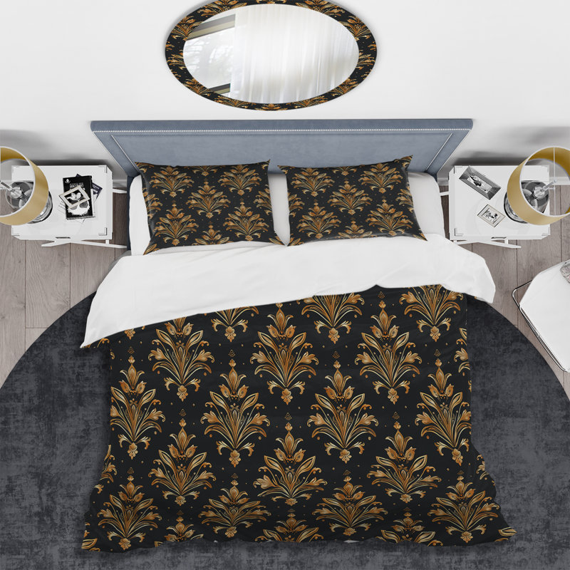 Ensemble de housse de couette Glam Damask III - Glam, Housse de couette simple + 2 taies décoratives st