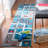 HildrethTurquoise/Gray/Red Area Rug-2113598804