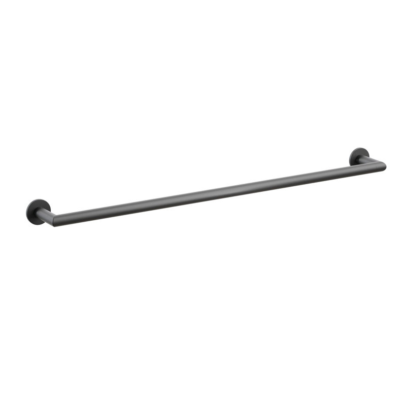 Porte-serviettes Emtek Modern Tubular Brass, H 2 po x l 32 po x P 3,25 po, Dos plat