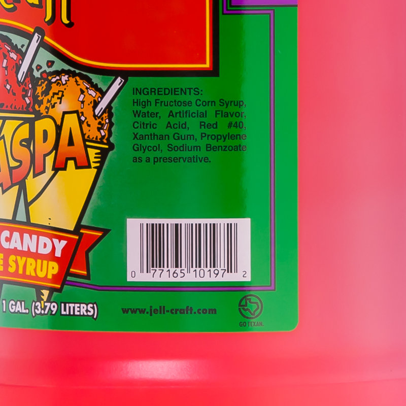 FixtureDisplays Snow Cone Syrup, Cotton Candy