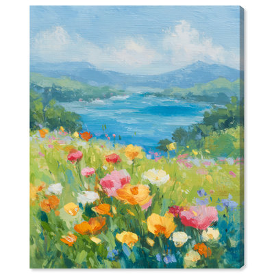 "Meadow Waters I", reproduction d'art sur toile par Art Remedy, 30 x 36