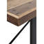 Vada Ash Metal Base Dining Table