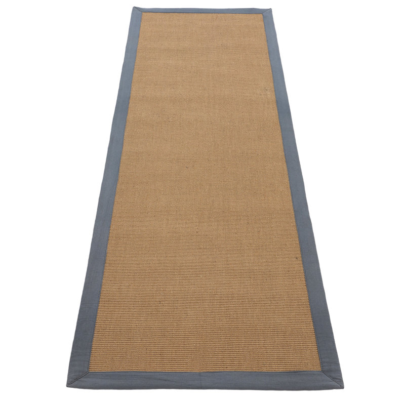 Sisal Hand Woven Grey Rug, Runner 80 x 500cm