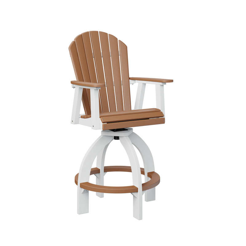 Chaise pivotante très haute Dawnita, 29.5", Cèdre