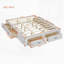 Modern Platform Bed With 6 Storage Drawers-1849082125-1849082129