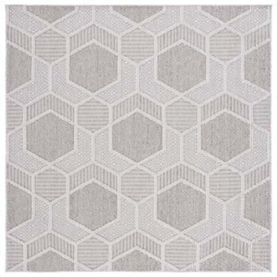 Tapis géométrique en polypropylène tissé à la machine Berdella