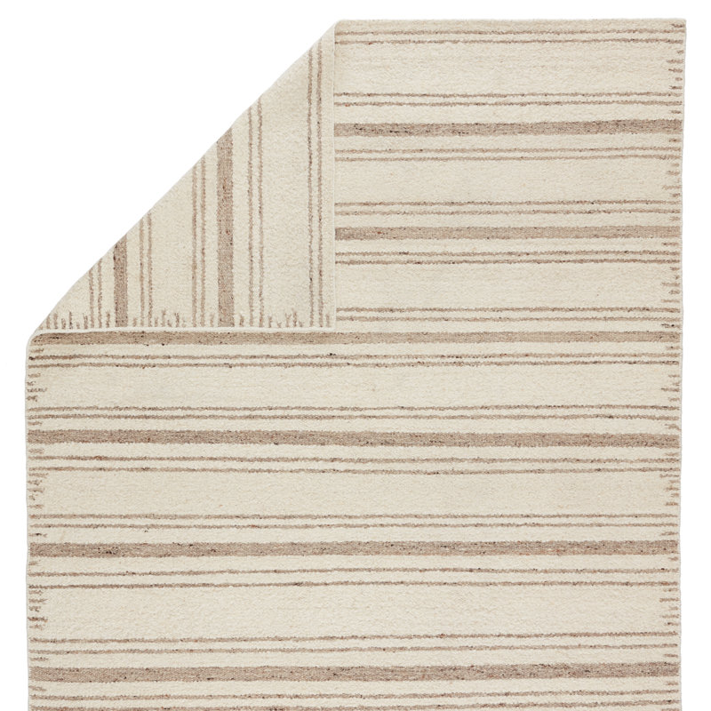 Wool Striped Indoor Rug, Rectangle 9' x 12'