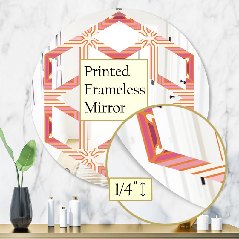 Miroir mural II, H 31,5 po x l po