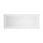Miroir de salle de bain 72 "x 28" à DEL avec façade et rétroéclairage, miroir de meuble-lavabo mural avec cadre en aluminium, antibuée, mémoire, 3 couleurs, gradation continue-1122982667