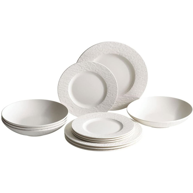 Service de table 12 pièces, service pour 4, assiettes et bols Villeroy & Boch