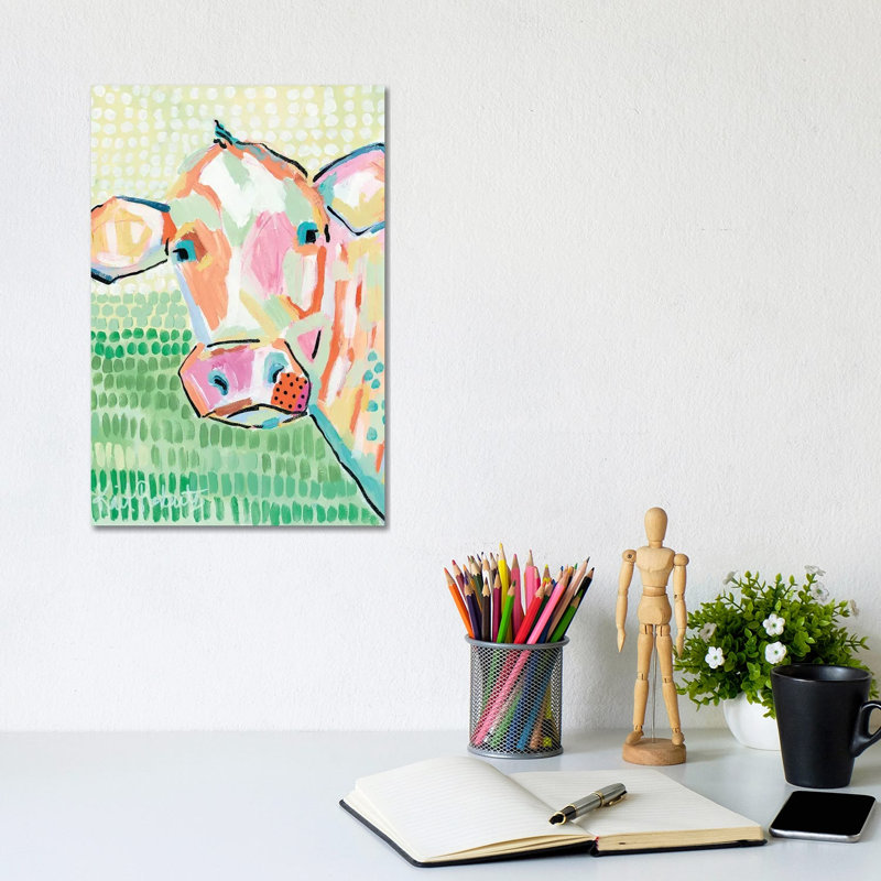 Peggy by Kait Roberts - Wrapped Canvas Painting, 20.32 cm H x 30.48 cm W