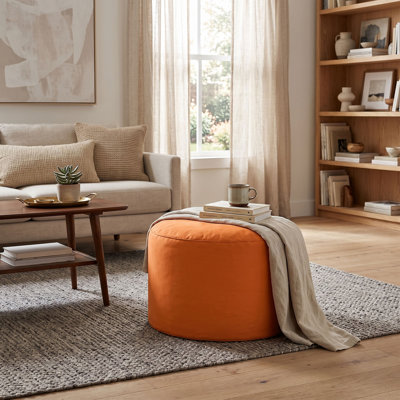  Repose-pieds pouf rond 20 po Goku, hydrofuge