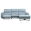 Canapé modulaire inclinable électrique en cuir Grain
