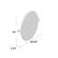 Café Modern Oval Bathroom Frameless Vanity Mirror | Pivoting (Tilts) and Beveled Edge Wall Mirror-14287698-14287699