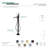 Kingston Brass English Country Single-Handle 1-Hole Freestanding Tub Faucet with Hand Shower-23606391