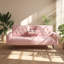72.4" W x 24.8" D x 31.1" H Velvet Convertible Sleeper Sofa Bed with Nailhead Trim