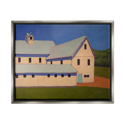 " Country Building Painting "