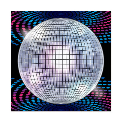 Serviettes boule disco - paquet de 12