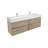 72" Wall Mounted Double Bathroom Vanity-71072224