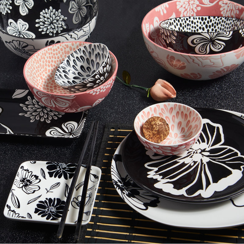 Bol en porcelaine 4 po Jardin, Rose