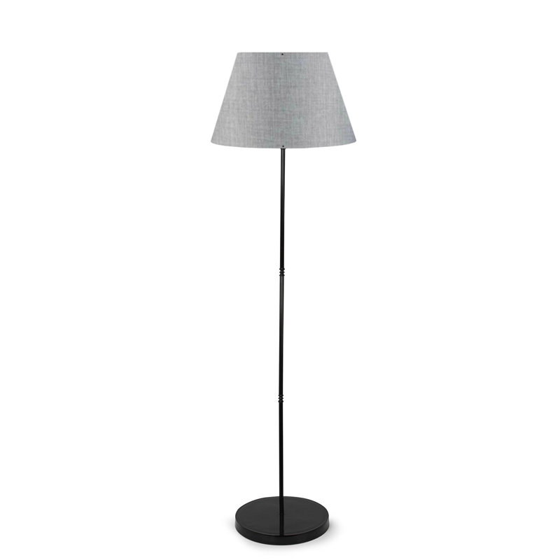 Lampe sur pied 56 po Jaems, gris
