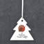 Sanson Seasons Tweetings Tree Shaped Ceramic Ornament