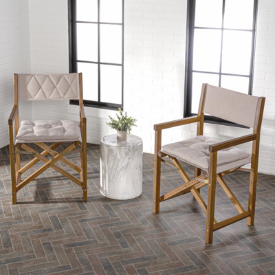Tonora Folding Director Chair with Cushions