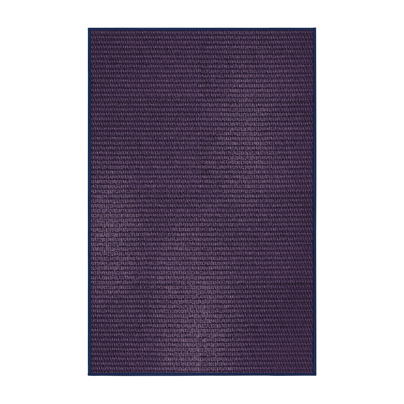 Tapis mauve en laine, Rectangle 7 pi x 9 pi