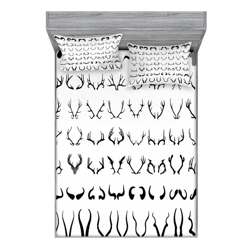 Microfiber Sheet Set, Full Sheet + Fitted Sheet + 2 Pillowcases