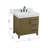 32 inch Single Bathroom Vanity_Traditional_VF60632-BS
