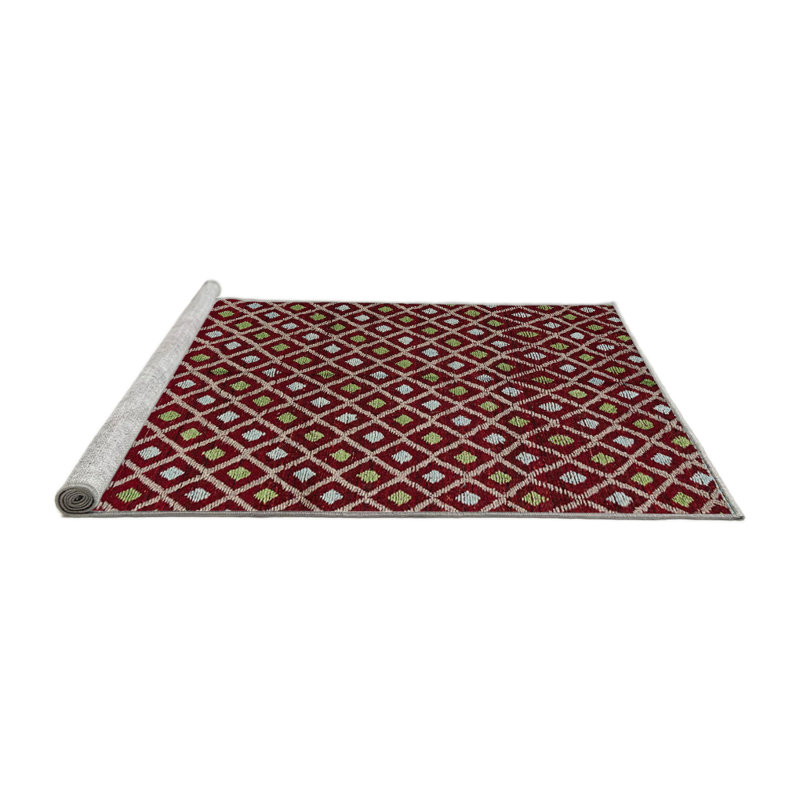 Varis Geometric Indoor Rug, Round 5'