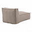 Fauteuil à billes d'extérieur, beige, ensemble de 1