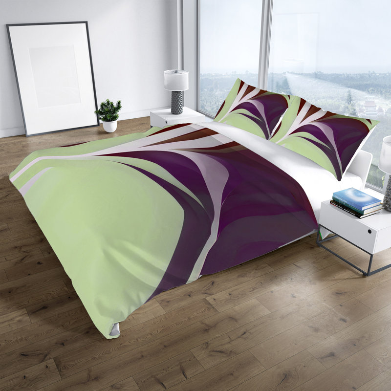Abstract Duvet Cover, King Duvet Cover + 2 King Shams