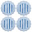 Cabana Stripe Melamine Dinner Plates-1236596968