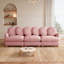 Canapé modulaire en chenille avec 6 coussins décoratifs Comfy