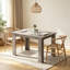 Table de cuisine minimaliste, table de salle à manger rectangulaire, table polyvalente durable (table seulement)