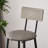 Counter Height 5-Piece Dining Set with 4 Upholstered Chairs, Space-Saving Pub Table for Small Kitchen & Apartment-2136626664