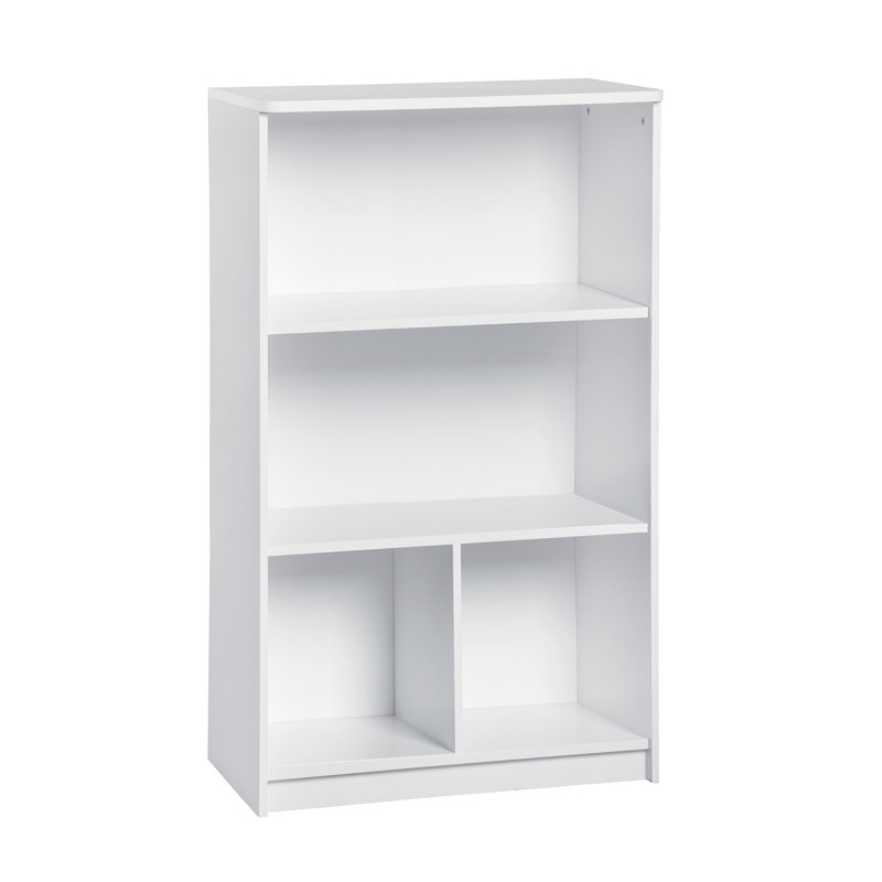 White 3-Tier Kids' Storage Shelf with Cubes