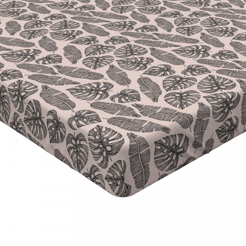 Microfiber Floral Fitted Sheet, Twin XL Fitted Sheet