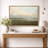 Muted Green Sunrise French Country Landscape Rustic Neutral Large Framed Canvas Print Wall Art Work-119598441-93388640-93388649