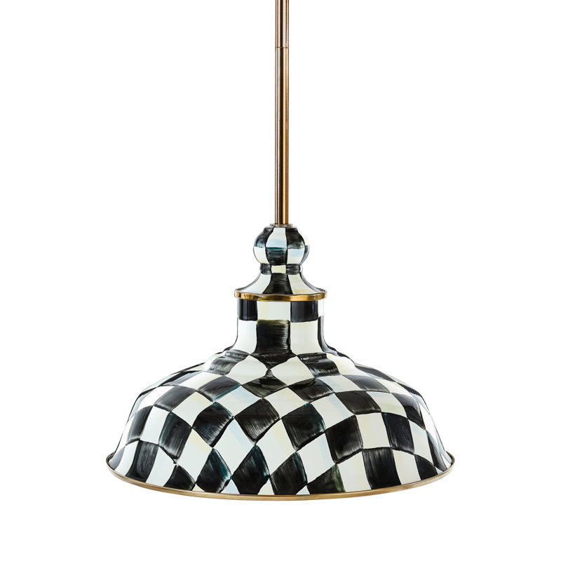 Courtly Check Barn Pendant Lamp, 12